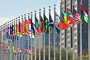 United Nations in Manhattan.