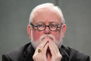 Archbishop Paul Richard Gallagher, Secretary for Relations with States within the Holy See's Secretariat of State, at a press conference on reThinking Europe at the Holy See Press Office on October 27, 2017.