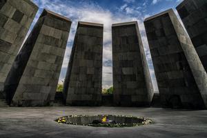 Armenian Genocide Memorial in Yerevan, Armenia.