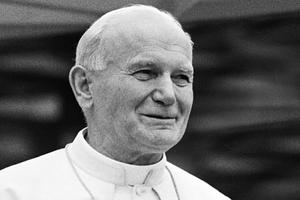 Pope St. John Paul II visits Holland May 11, 1985