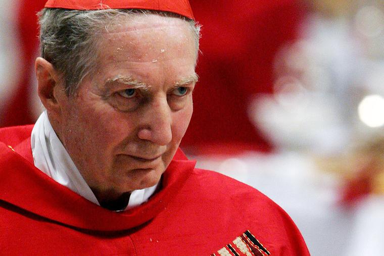 Cardinal Carlo Maria Martini of Milan visits St. Peter's Basilica on April 12, 2005.