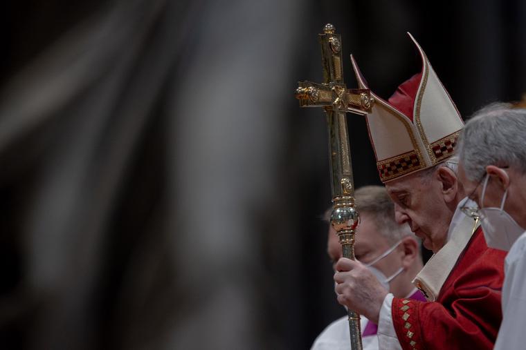 Pope Francis celebrates Holy Mass on the Solemnity of Pentecost