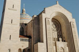 The Archdiocese of Washington and the Baltimore Province are among the dioceses lifting the COVID-19 Mass restrictions. The Basilica of the National Shrine of the Immaculate Conception, located in Washington, is shown above.