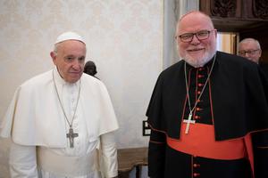 Pope Francis received Cardinal Reinhard Marx, Archbishop of Munich and Freising and Coordinator of the Council for Economics, in a private audience at the Vatican on May 27, 2019