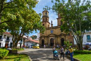 Cathedral of San Gil on August 10, 2017 in San Gil, Colombia. Cathedral of San Gil on August 10, 2017 in San Gil, Colombia.