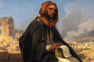 Horace Vernet, “Jeremiah on the Ruins of Jerusalem,” 1844