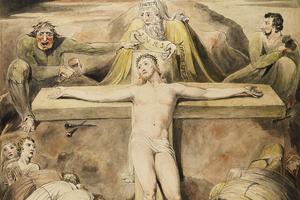 William Blake, “Christ Nailed to the Cross,” ca. 1800