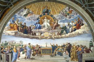 Raphael, “Disputation of the Sacrament,” 1509-1510