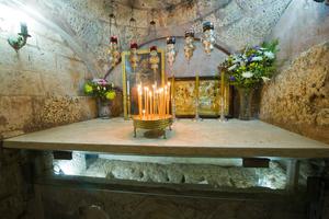Mary’s Tomb in Jerusalem is a popular pilgrimage site.
