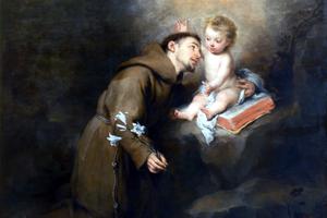 Bartolomé Esteban Murillo, “St. Anthony of Padua with the Child Jesus,” ca. 1668