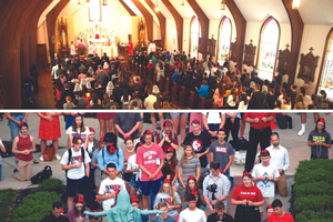 Freshmen classes at such schools as Benedictine College and Christendom College speak to the focus on Catholicity. Christendom’s record-setting student body filled the college’s current Christ the King Chapel for Mass with the Diocese of Arlington’s Bishop Michael Burbidge to start the new school year. Benedictine’s freshmen prayed the Rosary on the first day of class.
