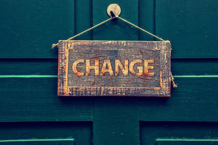 Change Sign Photo