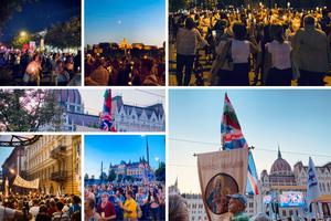 The candlelight Eucharistic procession took place Sept. 11, drawing the faithful to the streets of Budapest, Hungary.