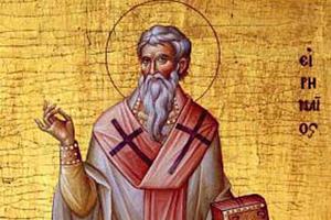 Saint Irenaeus (c. 130-202), Bishop of Lyon.