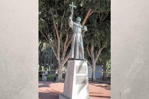 Father Junipero Serra in the Los Angeles Plaza Historic District