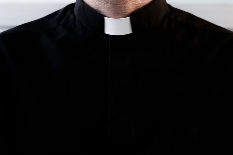 Priestly collar. 