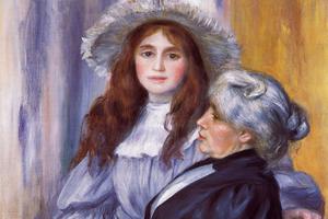 Pierre-Auguste Renoir, “Berthe Morisot and Her Daughter Julie Manet,” 1894
