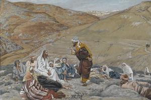 James Tissot (1836-1902), “The Scribe Stood to Tempt Jesus”