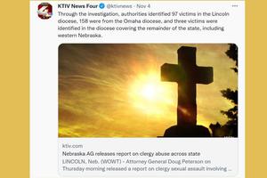 The Nebraska bishops responded to the state investigation on Nov. 4.