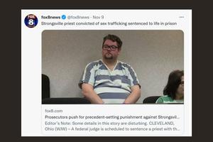 On Nov. 9, Father Robert McWilliams was sentenced to life in prison on convictions of sex trafficking of youths under 18, child pornography and sexual exploitation of children.