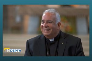 Archbishop Nelson Perez of Philadelphia speaking with Montse Alvarado on EWTN News In Depth Nov. 4, 2021.