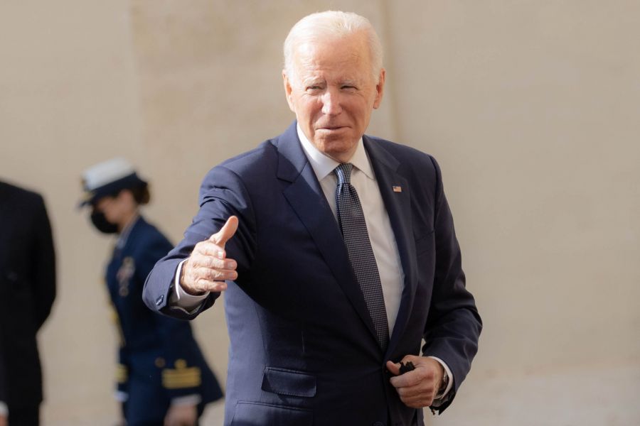 U.S. President Joe Biden arrives at the Vatican to meet Pope Francis Oct. 29, 2021