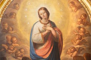 Immaculate Conception by Antonio Licata (1820).