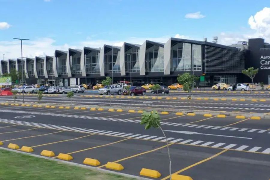 Camilo Daza airport in the city of Cúcuta, Venezuela.