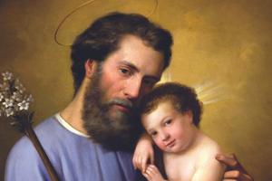 Ricardo Balaca, ‘St. Joseph With the Infant Jesus’ (1861)