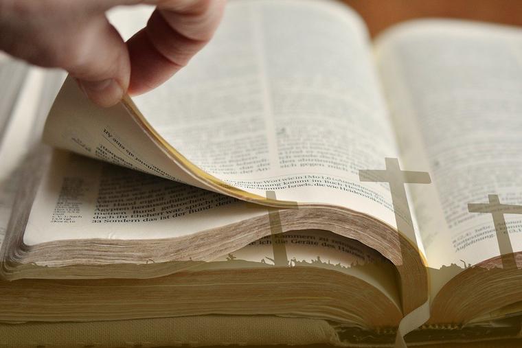 Bible and Cross Photo