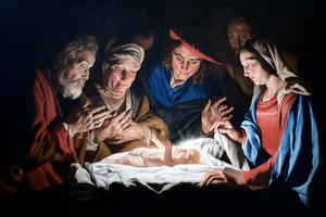 Matthias Stom, “The Adoration of the Shepherds,” ca. 1650 (Turin)