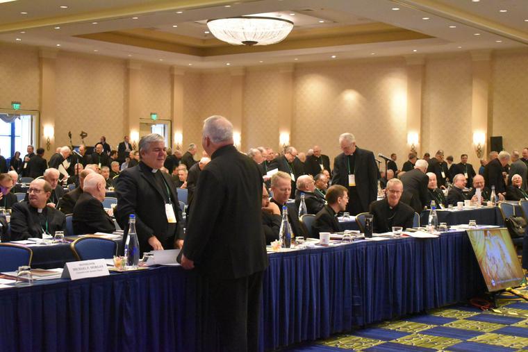 Members of the U.S. Conference of Catholic Bishops gather for their Fall Meeting in Baltimore, Maryland, on Nov. 11, 2019