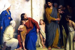Carl Bloch (1834-1890), “Christ With the Children” Carl Bloch (1834-1890), “Christ With the Children”