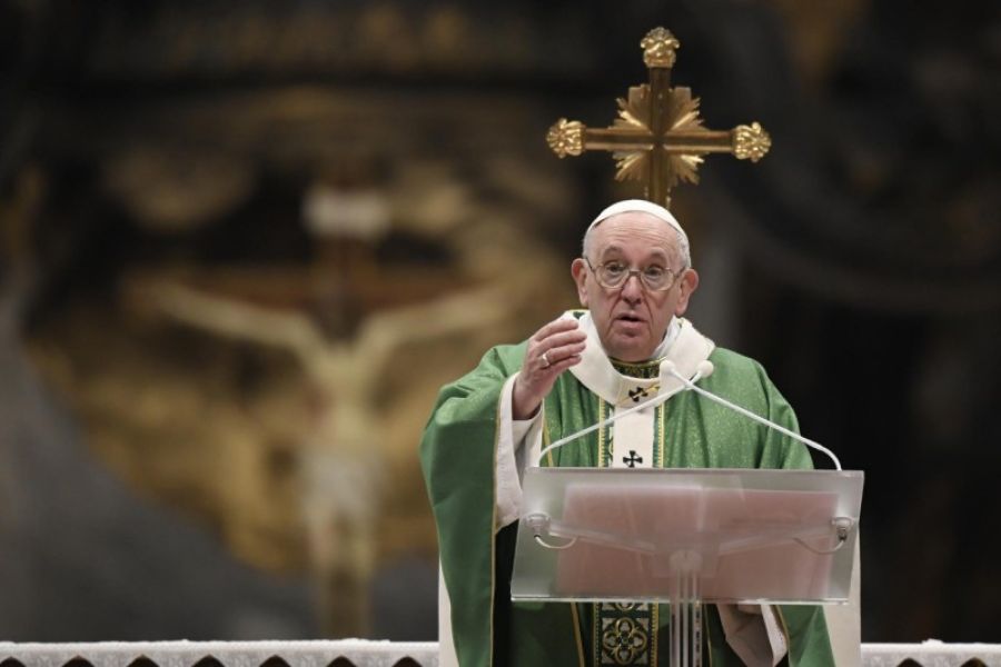 Pope Francis conferred on Catholics the lay ministries of catechist and lector at a Mass for the Sunday of the Word of God on Jan. 23.