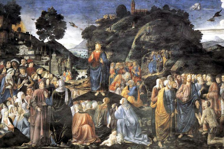 Cosimo Rosselli, “The Sermon on the Mount,” 1481