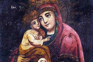 “The Virgin of Pochaiv,” Ivan Honchar Museum, 1840/1860