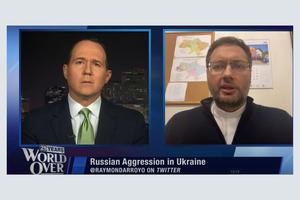 Archbishop Visvaldas Kulbokas speaks with Raymond Arroyo on EWTN on March 17.