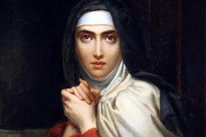 François Gérard, “St. Teresa of Ávila” (detail), 1827
