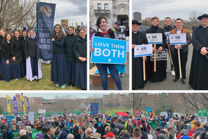 Connecticut's March for Life in Hartford attended by several thousand people, including the Sisters of Life.