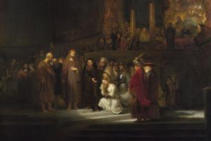 Rembrandt, “Christ and the Adulteress,” 1644