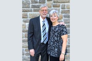 Margot and Stephen Payne were received into the Church last fall.