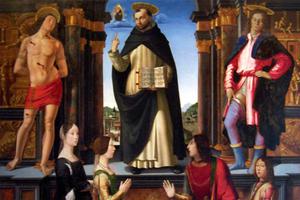 Domenico Ghirlandaio (1449-1494), “Altarpiece of St. Vincent Ferrer”