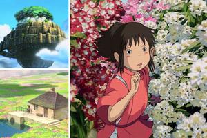 Clockwise from top left: ‘Castle in the Sky,’ ‘Spirited Away’ and ‘Howl’s Moving Castle’