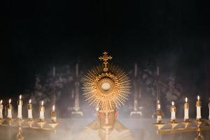 Adoring the Blessed Sacrament is a hallmark of Catholic life.
