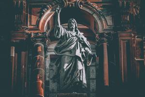 Statue of Jesus in the Berlin Cathedral Photo