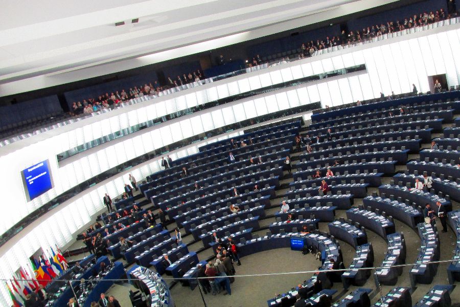 The European Parliament in located in Strasbourg, France.