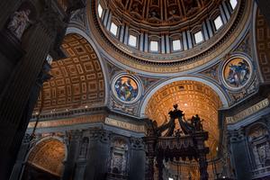 St. Peter's Basilica in Vatican City. St. Peter's Basilica in Vatican City.