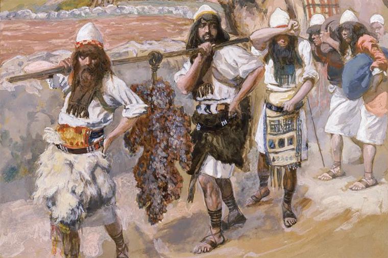 James Tissot, “The Grapes of Canaan (Numbers 13),” ca. 1896-1902