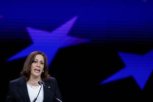 U.S. Vice President Kamala Harris, shown speaking July 5 at the National Education Association 2022 Annual Meeting and Representative Assembly in Chicago, often speaks about her support for abortion. She brought it up at the NAACP meeting this week. U.S. Vice President Kamala Harris, shown speaking July 5 at the National Education Association 2022 Annual Meeting and Representative Assembly in Chicago, often speaks about her support for abortion. She brought it up at the NAACP meeting this week.