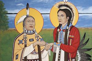 “St. Anne and Jesus”